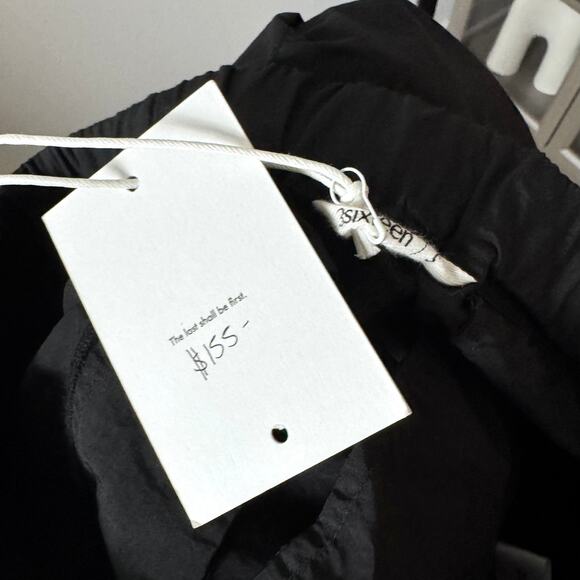 3sixteen Black Nylon Trail Shorts Small NEW Adjustable Buckle Belt Cargo Pocket - Picture 6 of 7